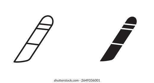 Scalpel icon Design Illustrations. editable web icons