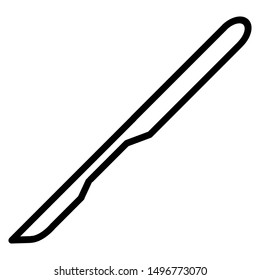 scalpel icon design vector template