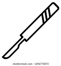 scalpel icon design vector template