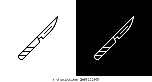 Scalpel icon Editable stroke vector pack, suitable for web designs.