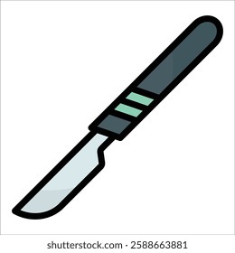 Scalpel Icon Element For Design