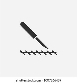 Scalpel icon illustration isolated vector sign symbol