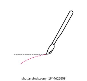 scalpel icon illustration isolated vector sign symbol