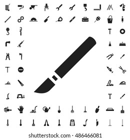Scalpel icon illustration isolated vector sign symbol