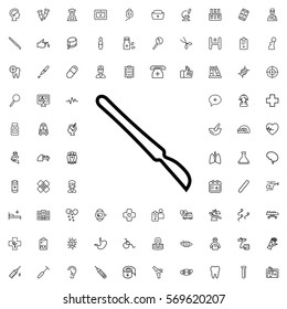 scalpel icon illustration isolated vector sign symbol