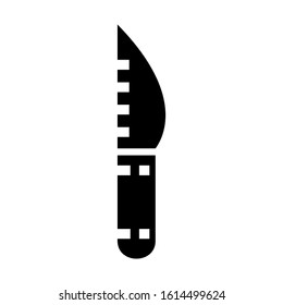 scalpel icon isolated sign symbol vector illustration - high quality black style vector icons
