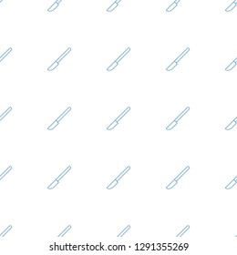 scalpel icon pattern seamless white background. Editable line scalpel icon. scalpel icon pattern for web and mobile.