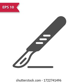 Scalpel Icon. Professional, pixel perfect icon, EPS 10 format.