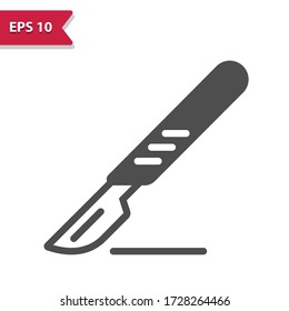 Scalpel Icon. Professional, pixel perfect icon, EPS 10 format.