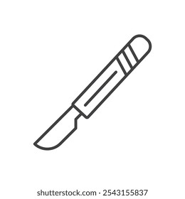 Conjunto de ícones de bisturi. ilustração de vetor.