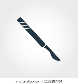 Scalpel icon. Simple element illustration Scalpel icon design from medicine collection. Line style icon design. Symbols for web design, apps, software, print.