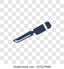 Scalpel icon. Trendy Scalpel logo concept on transparent background from Health and Medical collection