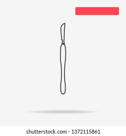 Scalpel icon. Vector concept illustration for design.