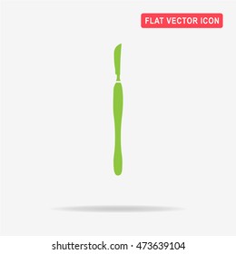Scalpel icon. Vector concept illustration for design.