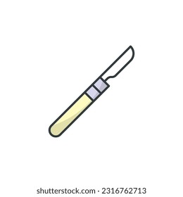 Scalpel icon vector design templates simple and modern