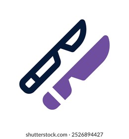ícone de bisturi. ícone de tom duplo vetorial para o seu site, celular, apresentação e design de logotipo.