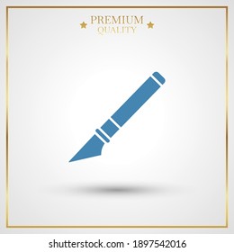 scalpel icon. Vector illustration EPS 10.