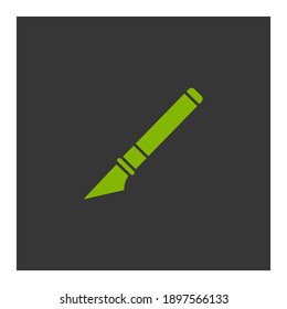 scalpel icon. Vector illustration EPS 10.