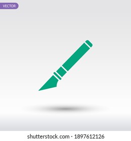 scalpel icon. Vector illustration EPS 10.