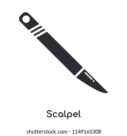 Scalpel icon vector isolated on white background for your web and mobile app design, Scalpel logo concept