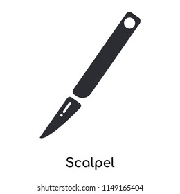 Scalpel icon vector isolated on white background for your web and mobile app design, Scalpel logo concept