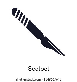 Scalpel icon vector isolated on white background for your web and mobile app design, Scalpel logo concept