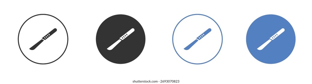 Scalpel icon vector. Logo Template illustration design