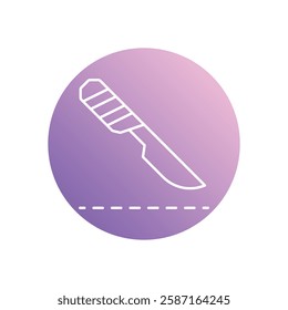 Scalpel icon vector stock illustration