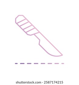 Scalpel icon vector stock illustration