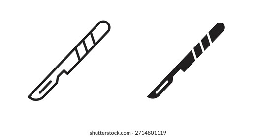 Scalpel icon vector, Symbol, logo illustrations