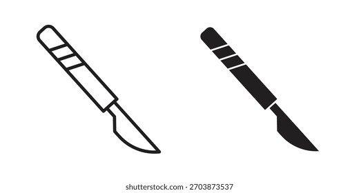 Scalpel icon for web design, mobile apps