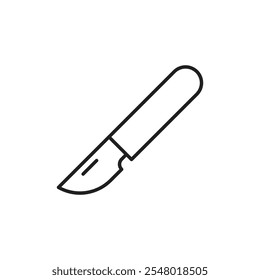 Scalpel icon web design in vector