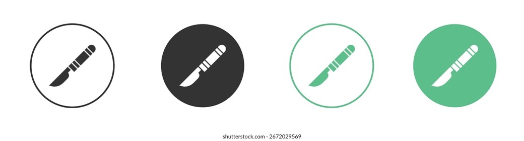 Scalpel icon for your website or app. eps10