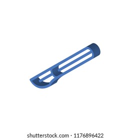 Scalpel isometric left top view 3D icon