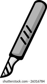 cuchillo de cuero cabelludo