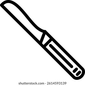 Scalpel Line Vector Icon Design