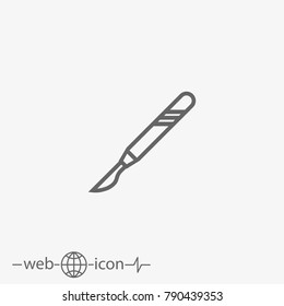 scalpel vector icon