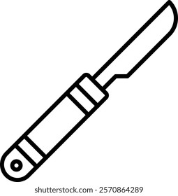 Scalpel vector icon. Can be used for printing, mobile and web applications.