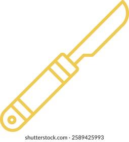 Scalpel vector icon. Can be used for printing, mobile and web applications.