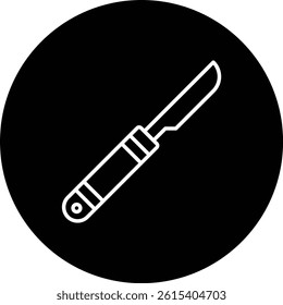 Scalpel vector icon. Can be used for printing, mobile and web applications.