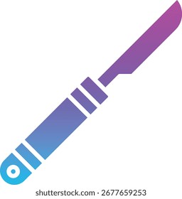Icono de Vector de escalpelo. Se puede utilizar para aplicaciones de impresión, móviles y de Web.