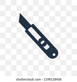 Scalpel vector icon isolated on transparent background, Scalpel transparency concept can be used web and mobile