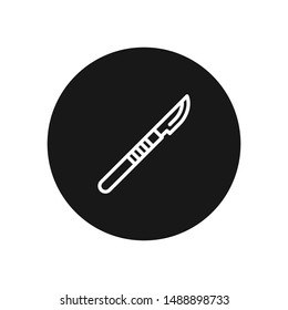 Scalpel vector icon, simple sign for web site and mobile app.