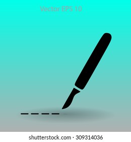 Scalpel vector illustration