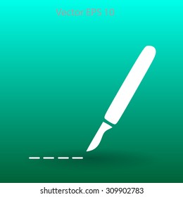 Scalpel vector illustration