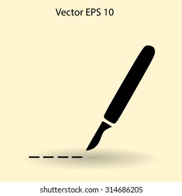 Scalpel vector illustration