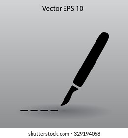 Scalpel vector illustration
