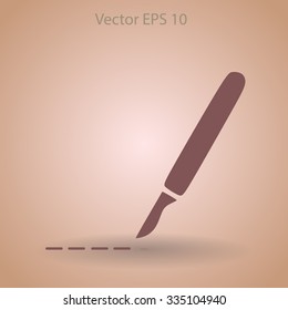 Scalpel vector illustration