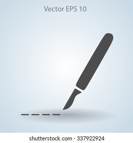 Scalpel vector illustration