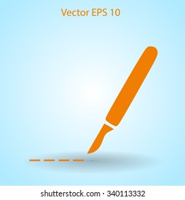 Scalpel vector illustration